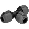GARDENA 02787-20 Sprinkler System T-Piece 3/4" Self-Sealing Quick Connect