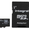 Karta Micro SD MicroSDHC, 32 GB Nie, Integral Memory ultimaPRO 0 → +60°C
