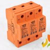Ogranicznik przepięć PV DC Typ 1+2 (B+C) 1000V 3P 12,5kA 4,0kV DC BC3P12.5 KA VCX