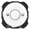Dimmer LED 0.5-200VA ceramiczny podtynkowy moduł bez ramki okrągły biały Ceramic Loft