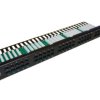 Patch panel telefoniczny RACK 19 kat.3 50xRJ45 1U czarny Alantec