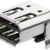 Złącze Firewire 6-pinowe Montaż powierzchniowy Żeński Molex