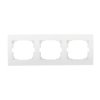 LOGI Ramka 3 potrójna pozioma 02-1480-002 biała 25119 KANLUX