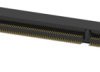 DIMM socket, 204 pole, pitch 0.6 mm (8.2 mm), copper alloy, gold plated for memory module, 2013022-1