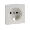Merten, System M, płytka centralna gniazda schuko, biały polarny