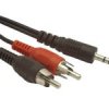 KAB06.30 Kabel 2xRCA (chinch) - JACK3.5 długość: 3m