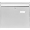Burg Wächter 61130 Letterbox Steel Silver EN 13724 with 2 Keys