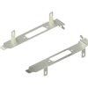 Card holder, with mounting bracket, stainless steel, gray, 10037294