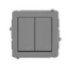 Deco Łącznik Podwójny Schodowy Szary Mat 27Dwp-33