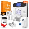 Alarm bezprzewodowy GSM 3xPIR WIFI TUYA syrena 2xpilot KARTA SIM Zestaw alarmowy