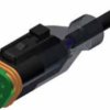 Connection cable, socket, 3 pole, straight to openend, 2m