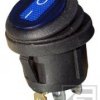 Przełącznik hermetyczny KCD8B-230V 6A/250VAC;podśw. niebieski;ON-OFF;