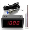 Tachometr cyfrowy miernik obrotów z wyświetlaczem i czujnikiem