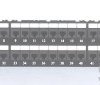 Patch panel 48 portów UTP kat.5e 2U 19