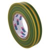 Taśma izolacyjna PVC 15mm / 10m żółto-zielona F61515