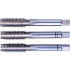 Screw tap, 36 mm, shaft Ø 1.6 mm, M2, spiral length 8 mm, steel, DIN 352, 00032, package with 3 pieces