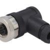 Złącze okrągłe M12 żeńskie kątowe nieekranowane 3pin 250V PG9 T4112002031-000
