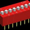 NDS-03V DIP switch, 2.54 mm pitch, 3-pin