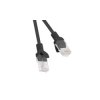 Kabel LAN kat.5e UTP 1,5m czarny