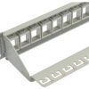 Patch Panel Pusty Rack 19 1U Na 24 Moduły Keystone Utp Szary