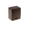 Beta Gniazdo Hermetyczne Pojedyncze, Brązowe, Brązowa Klapka, Ip44 /D.3210Brg/1/
