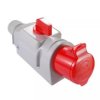 Gniazdo wtyczkowe z wyłącznikiem 16A/4/400V 0-1 siłowe IP44 464-I TAREL