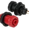 Gniazdo montażowe, rodzaj Żeński, Czarny/czerwony, 30A, 1000V