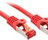 kabel LAN LINDY 47367, 1 szt., RJ45, CAT 6, S/FTP, 7.50 m, czerwony