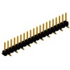 Pin header, 20 pole, pitch 2.54 mm, straight, black, SL 10 SMD 062 20 G