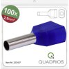 Quadrios 22C437 Podwójna końcówka 22C437, z częściową izolacją , 2.5 mm², 1 zest.