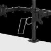 40711 Monitor mount, 2 displays, table mounting