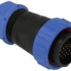 SPP2910-20WW Wtyk 20 pin na kabel (13-16mm) okrągły, zakręcany, wodoodporny - gwint wewnętrzny (5A)