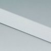 Cover strip, with recess, straight, PC, (W) 120 mm, gray, C2211201