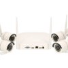 Bezprzewodowy Zestaw do Monitoringu 4CH WiFi NVR + 4x WiFi Full HD Kamera IP66 Extralink Extra-Vision V1004