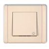 Flexi Przycisk /Światło/ Beżowy 1Fwp-5