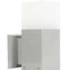 Kinkiet zewnętrzny Cube CB-K AL, E27 max 20W, kolor srebrny, 0438621