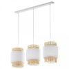 Lampa wisząca BOHO NEW 3 - punktowa Biały / słomkowy 5654 TK Lighting