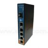 IGPS-1411GTPA, Switch przemysłowy niezarządzalny, DIN, 4x 10/1000 RJ-45 PoE + 1x 10/1000 RJ-45 + 1x 100/1000Base-X SFP, obudowa