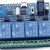 Moduł przekaźnika 4-kanałowego USB inteligentne sterowanie LCUS-4