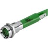 Signal light, 230 V (AC), green, 5 mcd, Mounting Ø 8 mm, 17-500431