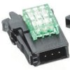 Złącze RITS 4-pinowe 1-rzędowe Męski raster: 2 mm Kabel TE Connectivity