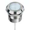Lampka kontrolna do montażu panelowego 12 → 24V ac/dc, biała 25mm LED Wyprowadzenia RS PRO