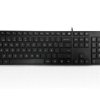 Klawiatura KYBAC301-PBLK-SP Elementy mutlimedialne przewodowa, kolor: Czarny, PS2, QWERTY (Hiszpania), Ceratech