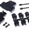 Osłona tylna D-Sub 15 -pinowe ABS Kątowy MH Connectors A