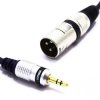 Kabel Mikrofonowy 1m Wtyk Aux Jack  3,5 Stereo - Wtyk XLR MK31 Vitalco