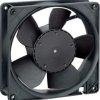 DC axial fan, 12 V, 127 x 127 x 38 mm, 216 m³/h, 46 dB, ball bearing, ebm-papst 5212 NN