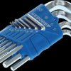 H 42-10 Hexagon Allen key set in holder 10 pcs 1.3-10 mm