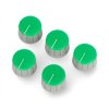 Gałka potencjometru GS18 szaro-zielona - 6/18mm - 5szt.