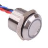 PBARAAFB002N2C APEM Red/Blue LED Momentary NO 19mm Piezo Switch Prewired IP68