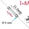 8,0A bezpiecznik ceramiczny do PCB; 5x20mm